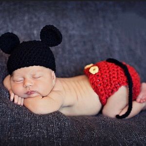 Mickey Mouse crochet outfit